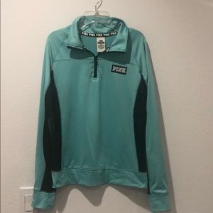 Victoria Secret Pink workout quarter-zip jacket